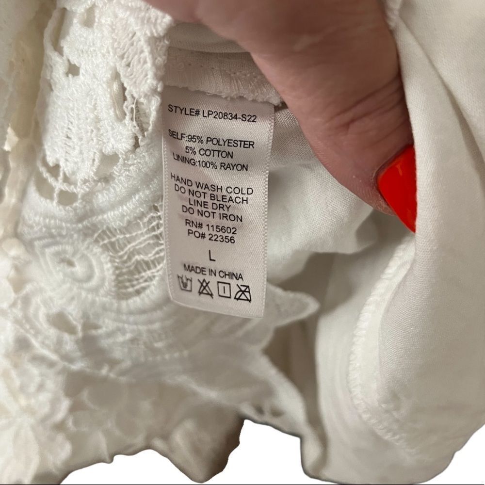 LUSH Lace Romper nwt - Picture 8 of 8